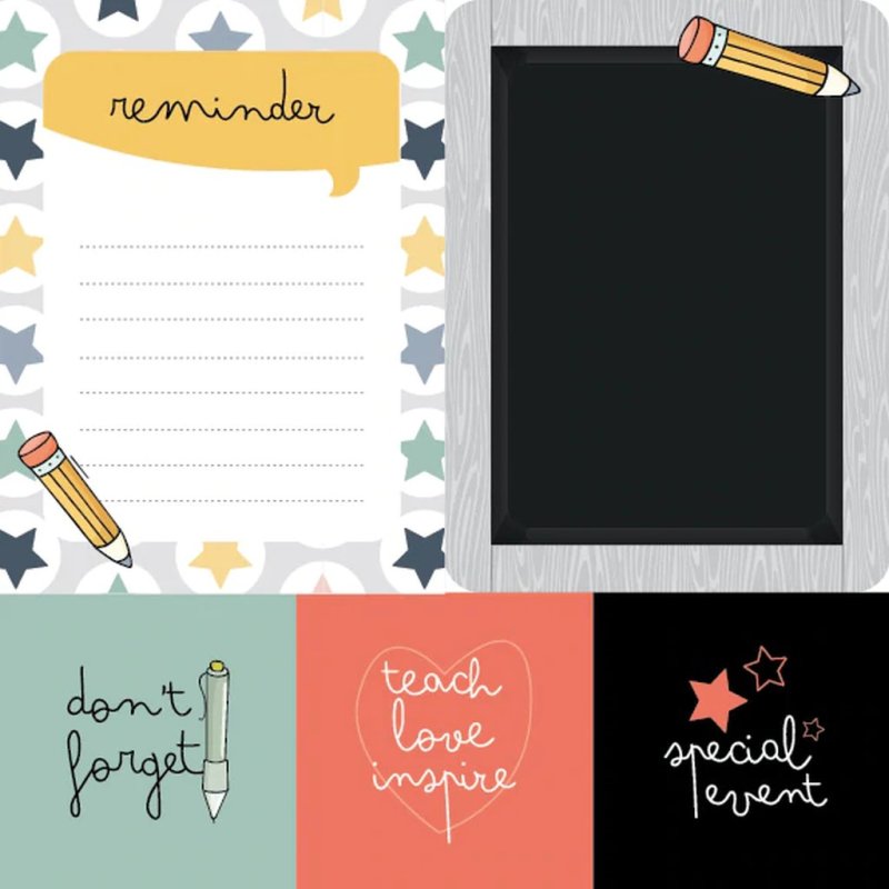 School Details 12x12 Paperpack Modascrap 12