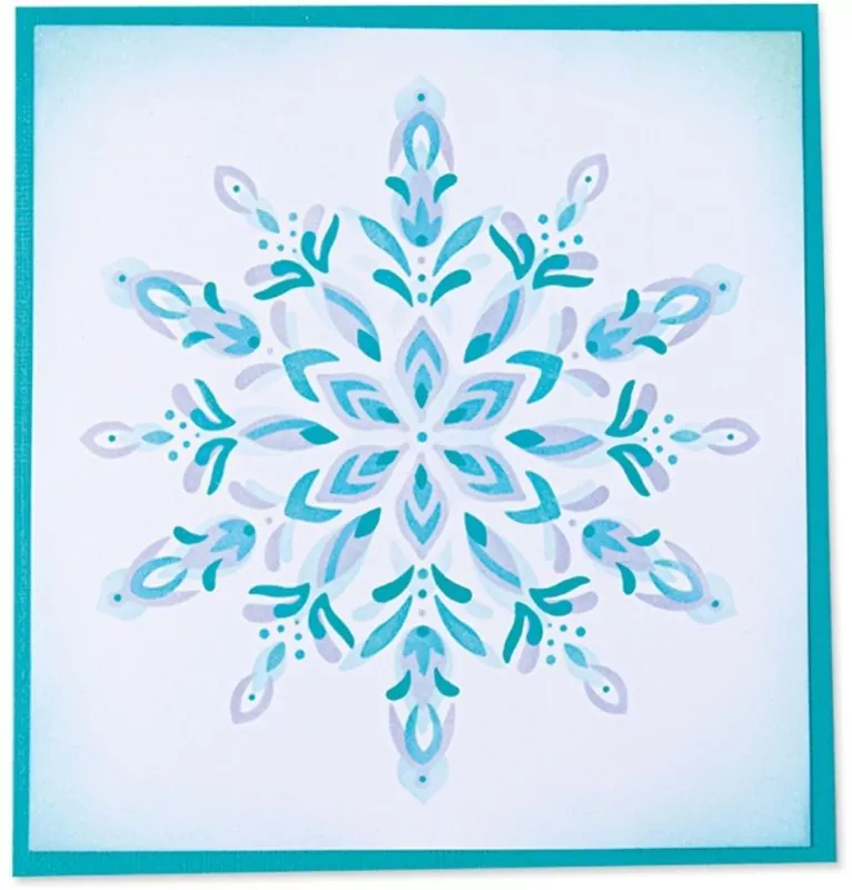 Snowflake Layered Stencils Sizzix