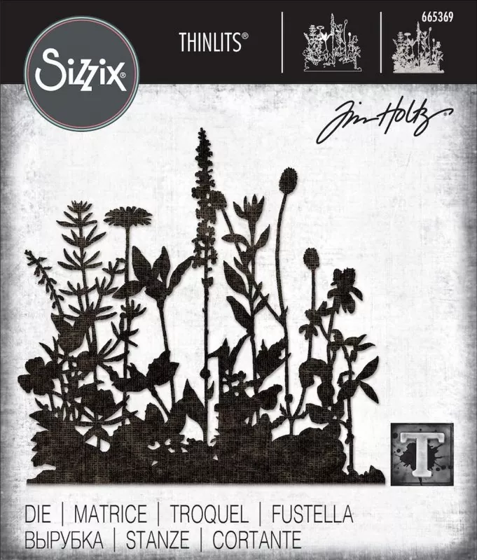 Flower Field Thinlits Dies from Tim Holtz Sizzix