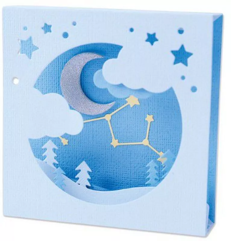 Celestial Box Card Thinlits Dies from Olivia Rose Sizzix