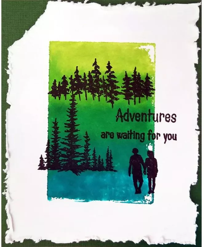 Adventure Awaits stampendous clear stamps 1
