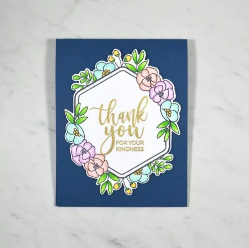 ST1818 Avery Elle Blooming clear stamps card2