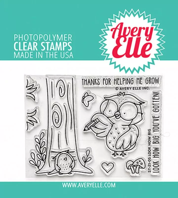 Look How Big avery elle clear stamps