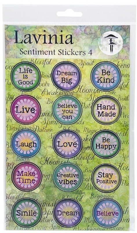 Lavinia Life Word Collection Sentiments Journaling Stickers Set 4