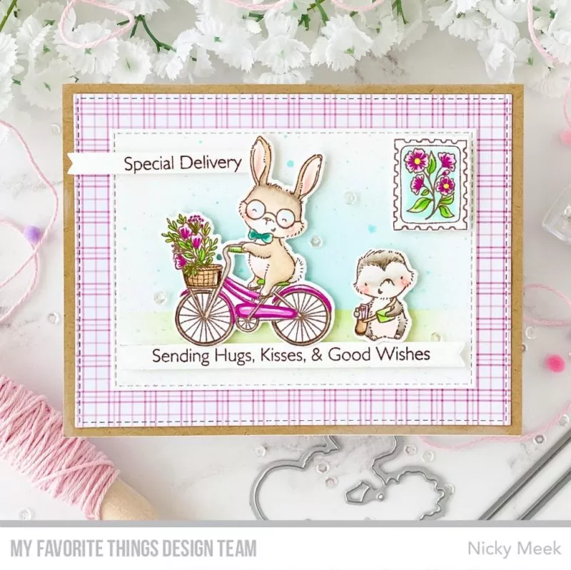 Happy Mail Clear Stamps My Favorite Things Stacey Yakula 1