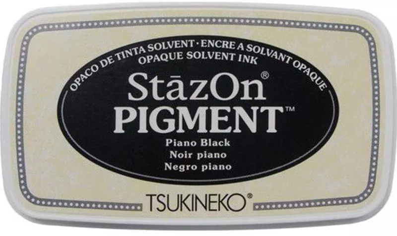 StazOn Pigment Piano Black Ink Pad