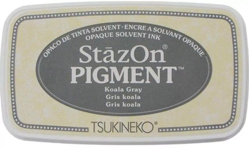 StazOn Pigment Koala Gray Ink Pad