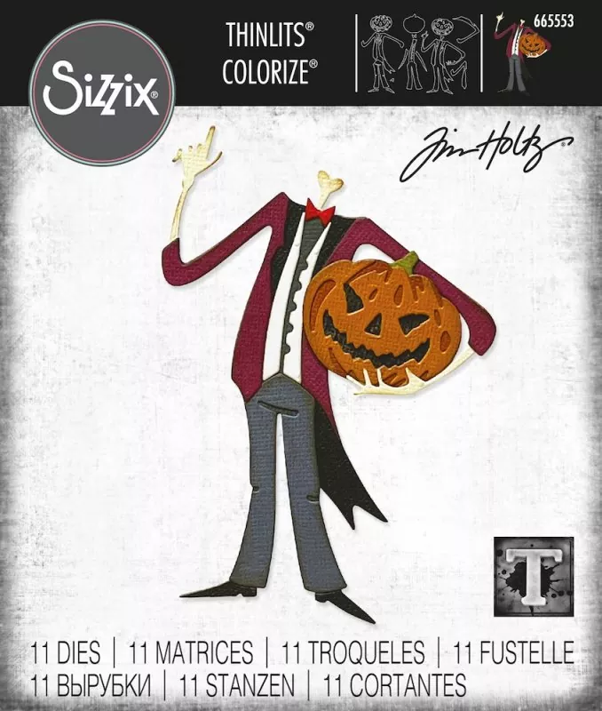 Pumpkinhead Colorize Thinlits Dies by Tim Holtz from Sizzix