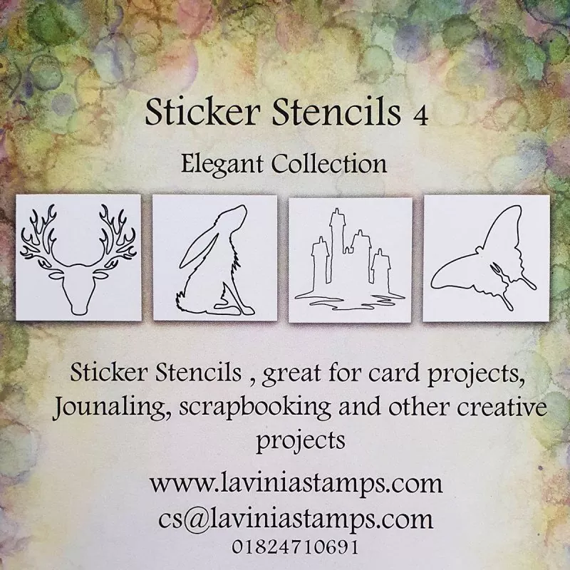 Sticker Stencil Set Elegant Collection Lavinia 1