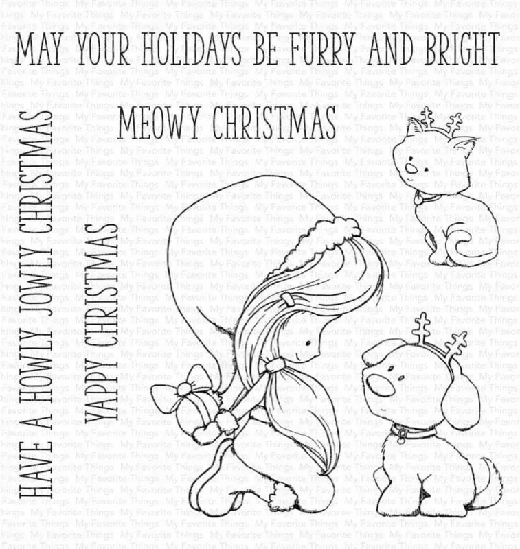 Furry and Bright Clear Stamps My Favorite Things