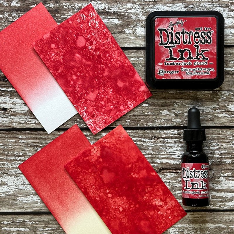 ranger distress ink pad re-inkerLumberjack Plaid tim holtz 1