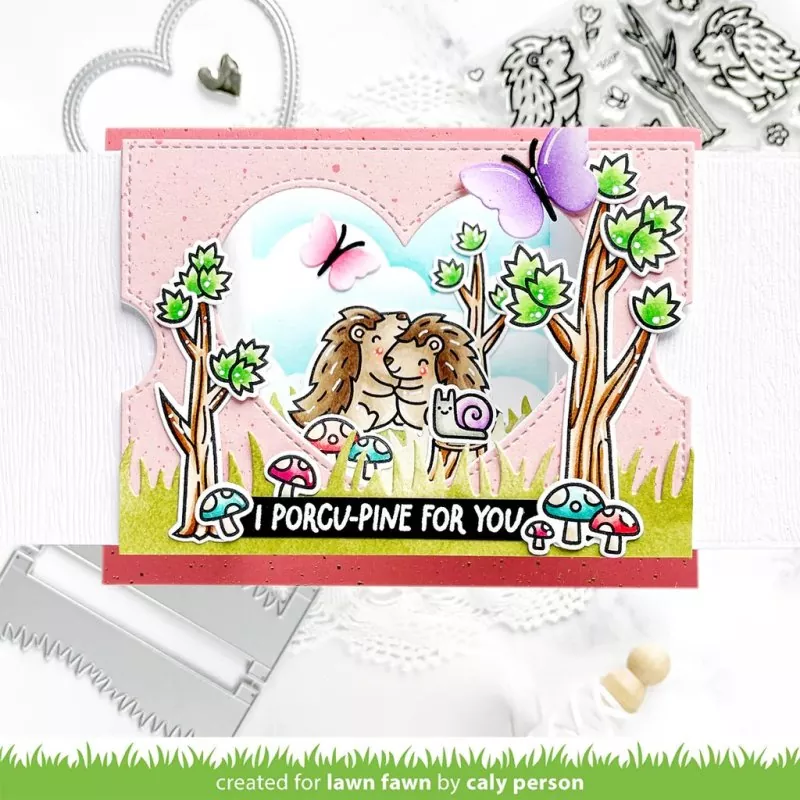 Porcupine for You Clear Stamps Lawn Fawn 4