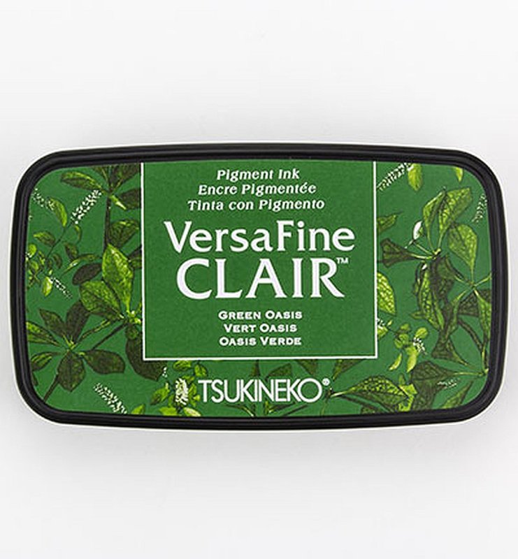 Versafine Clair Tsukineko Stamping Ink Green Oasis