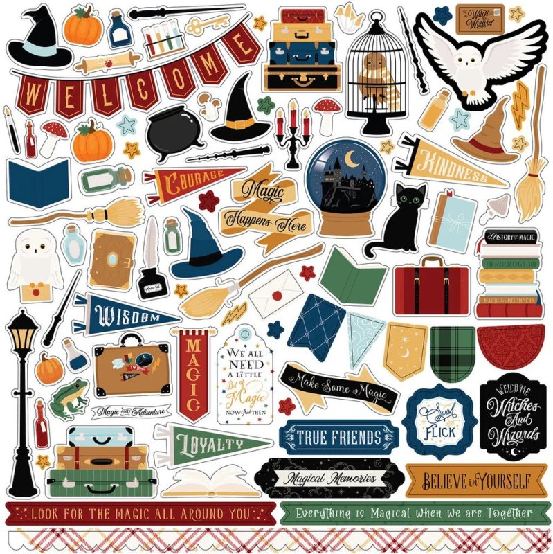 Echo Park Wizards And Company 12x12 inch collection kit 9
