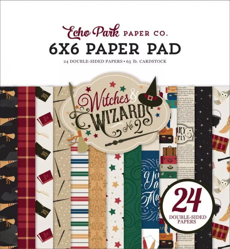echo park Witches & Wizards No. 2 6x6 inch paper pad