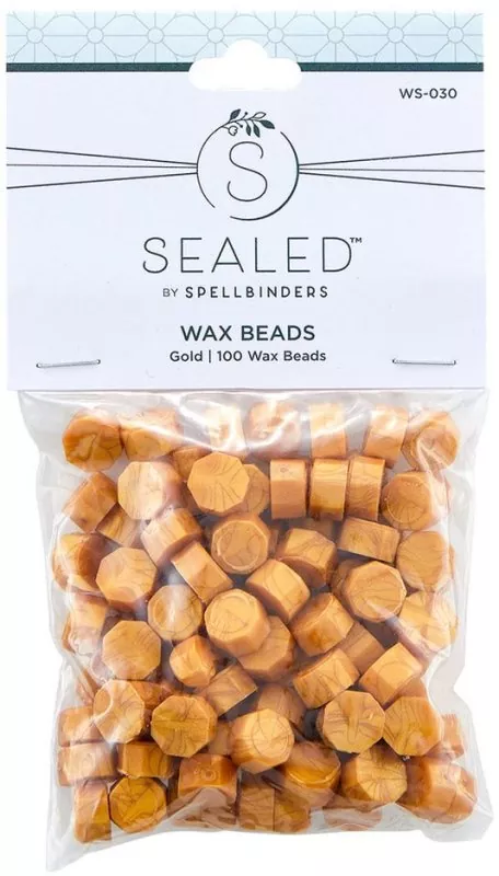 Wax Seal Beads Set Gold Spellbinders