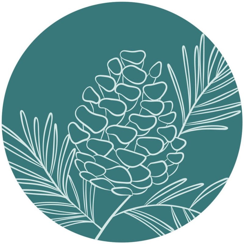 Pine Cone Spray Wax Seal Stamp Spellbinders Detail 1
