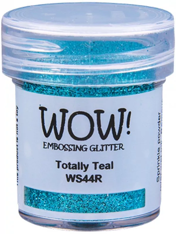 wow Totally Teal embossing powder