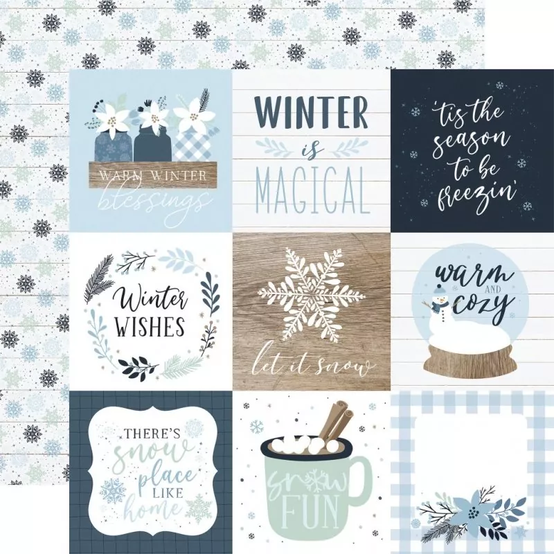 Echo Park Winter 12x12 inch collection kit 5