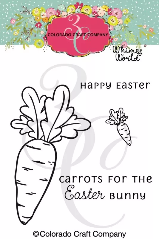 Carrots For Bunny Mini Clear Stamps Colorado Craft Company