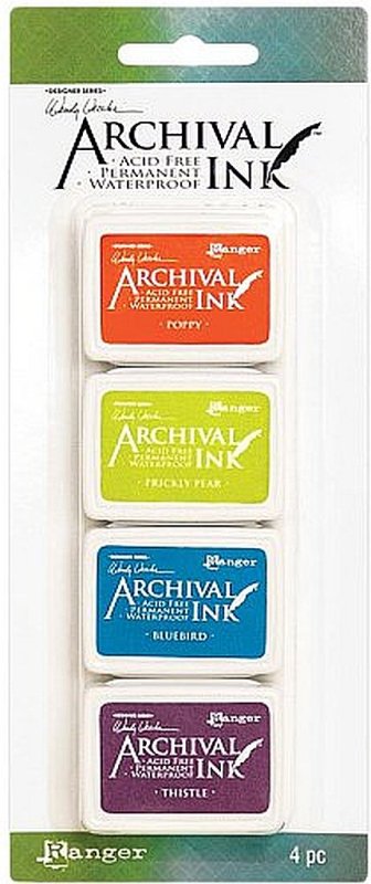 archival ink pads mini kit6 wendy vecchi ranger