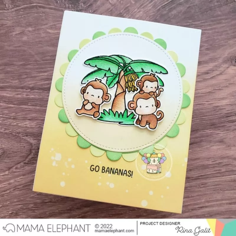 Everyday Monkeys Clear Stamps Mama Elephant 1