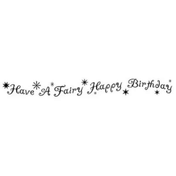 lavinia clear stamp fairy happy birthday
