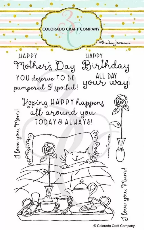 For Mom Clear Stamps Colorado Craft Company by Anita Jeram