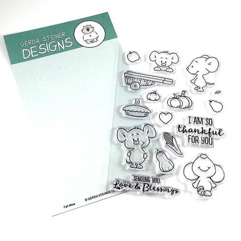 gerda steiner designs clear stamps fall mice