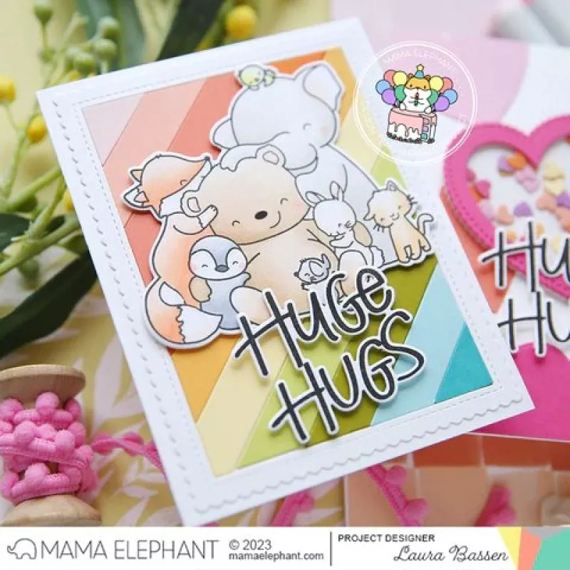 Group Hug Clear Stamps Mama Elephant 1