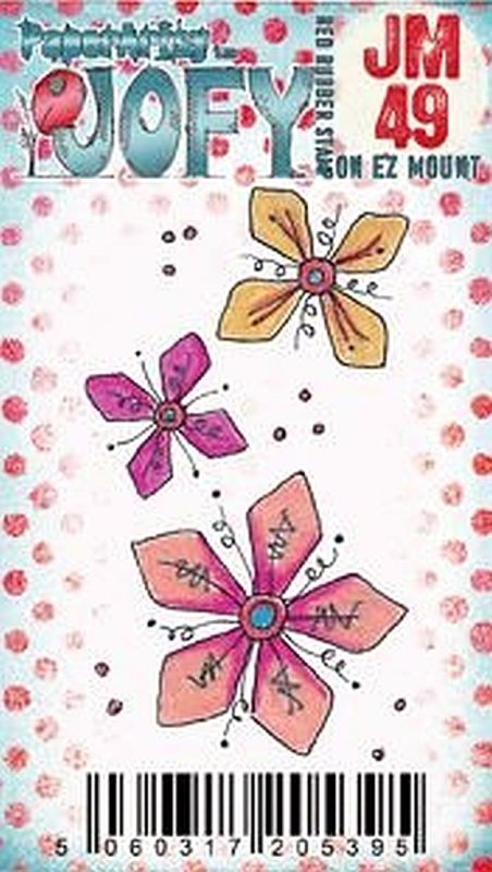 jofy mini 49 on ez mount rubber stamps paper artsy