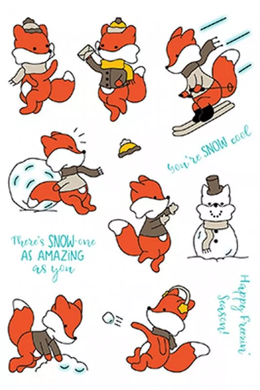 Snowball Fight Clear Stamps LDRS Creative