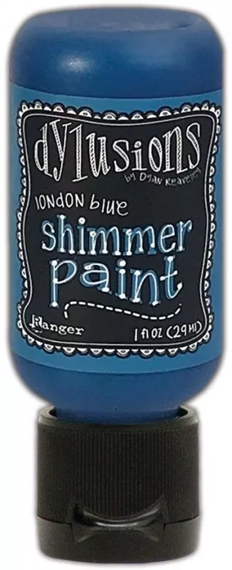 London Blue Dylusions Shimmer Paint Flip Cap Bottle Ranger