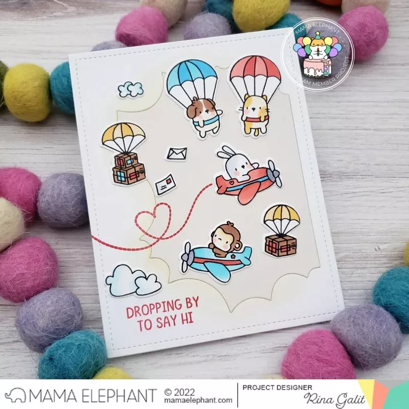 Little Agenda Airplanes Clear Stamps Mama Elephant 1