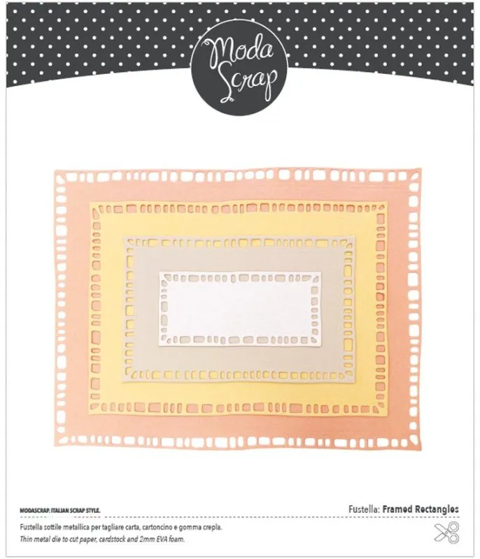 Framed Rectangles Dies Modascrap