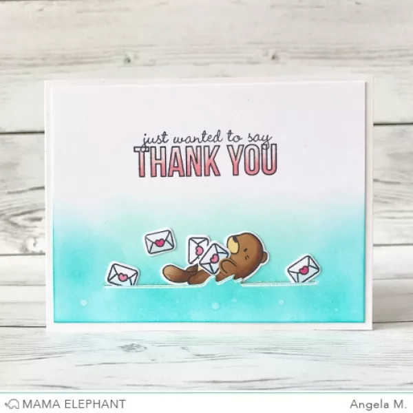 otterly adorbale mama elephant clear stamps card3