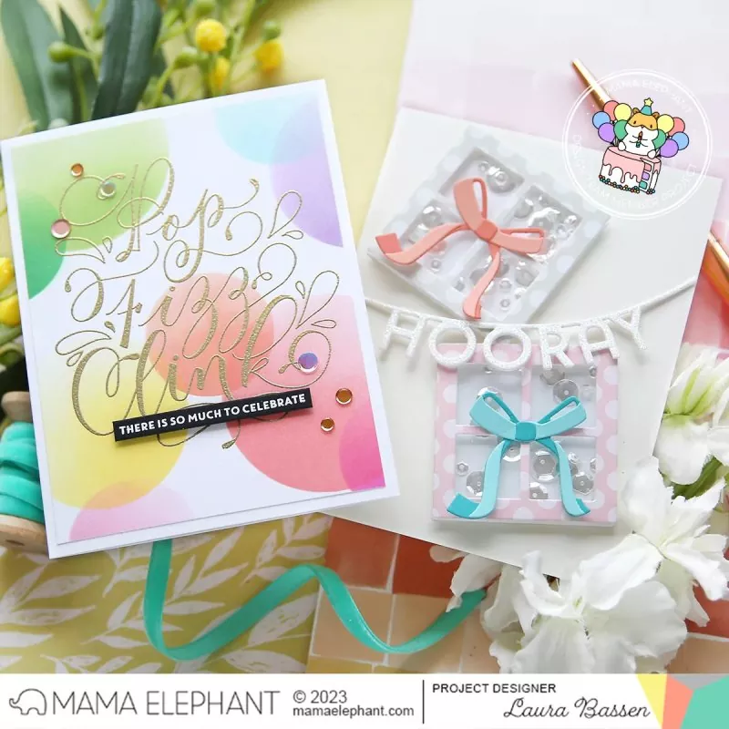 Pop Fizz Clink Clear Stamps Mama Elephant 2