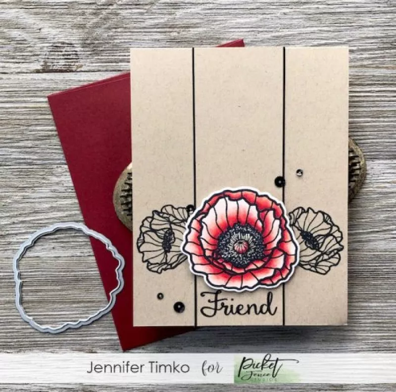 poppyblossoms picket fence studios clearstamps 3