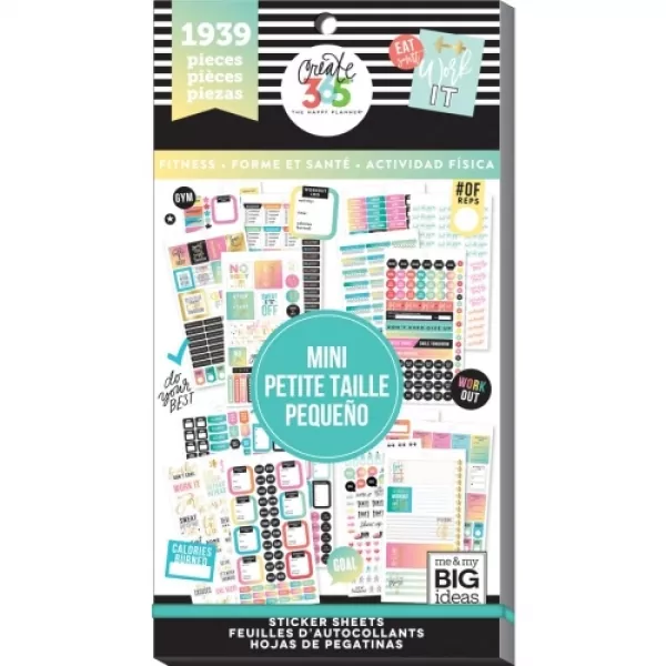 ppsv 36 3048 me and my big ideas create365 sticker sheets the happy planner fitness