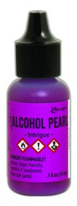 ranger alcohol ink pearl 15 ml intrigue tan65104 tim holtz