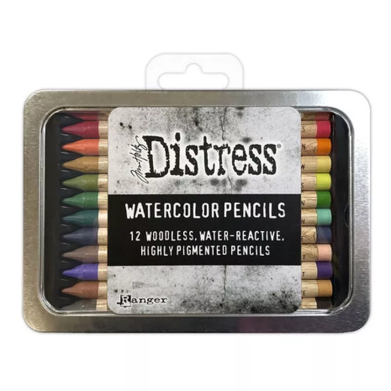 tim holtz distress watercolor pencils set 4 ranger