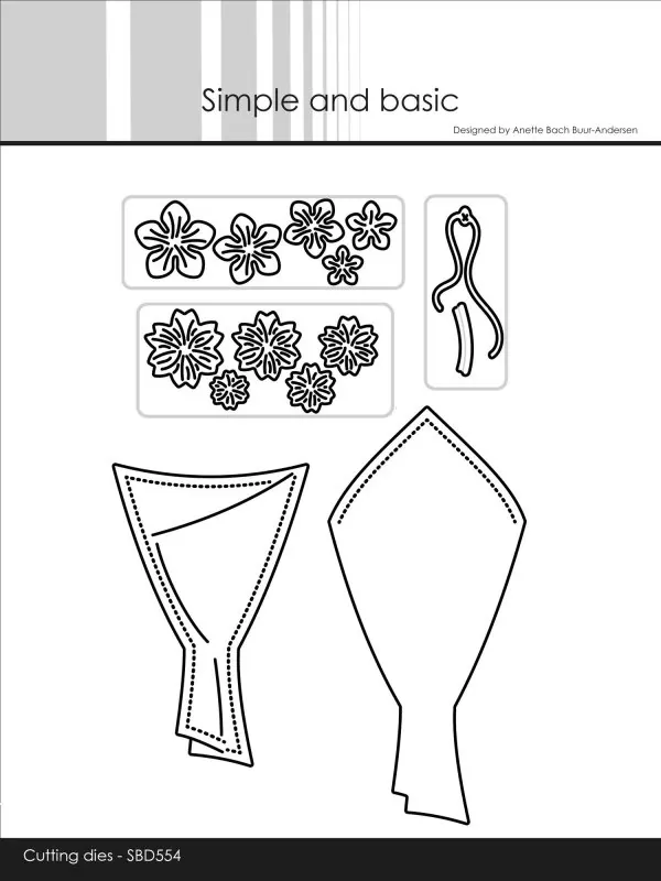 Simple and Basic Bouquet of Flowers dies