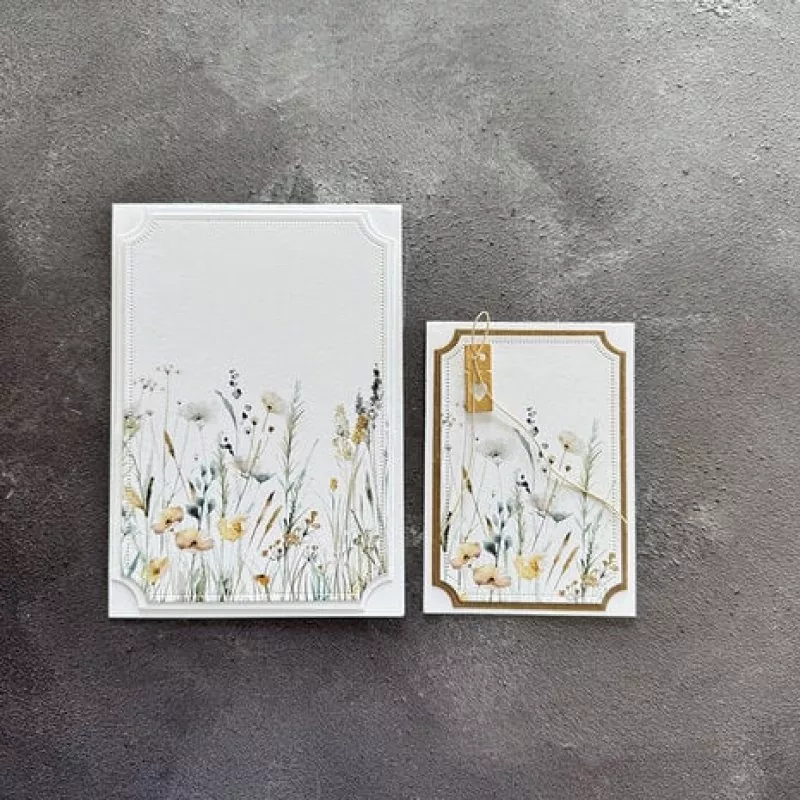 Simple and Basic Reverse Rounded Corners A6 / A7 dies 1