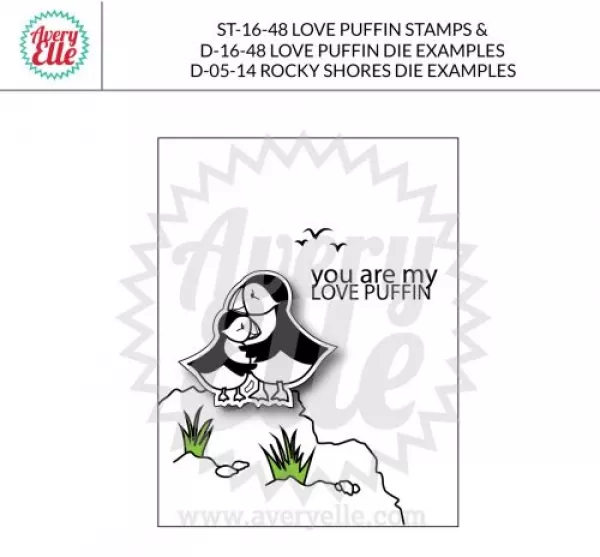 love puffin avery elle st1648 clear stamps1