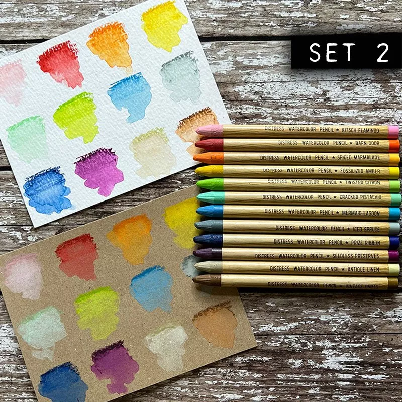 tim holtz distress watercolor pencils Set 2 ranger 3
