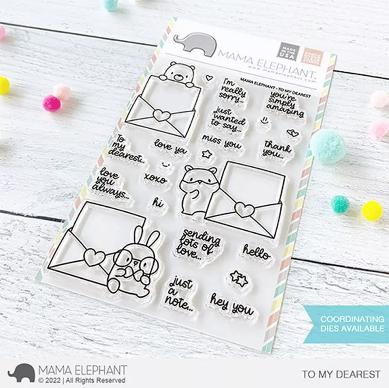 To My Dearest Clear Stamps Mama Elephant