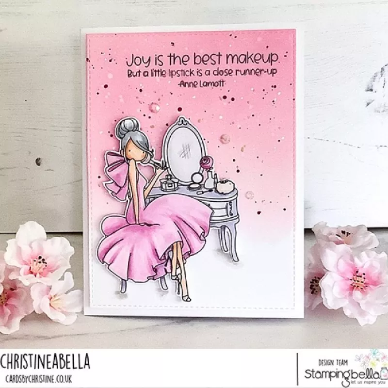 Stampingbella Uptown Girl Vera and her Vanity Rubber Stamps 2