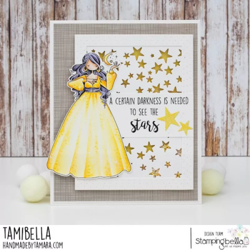Stampingbella Uptown Mystical Girl Rubber Stamps 1