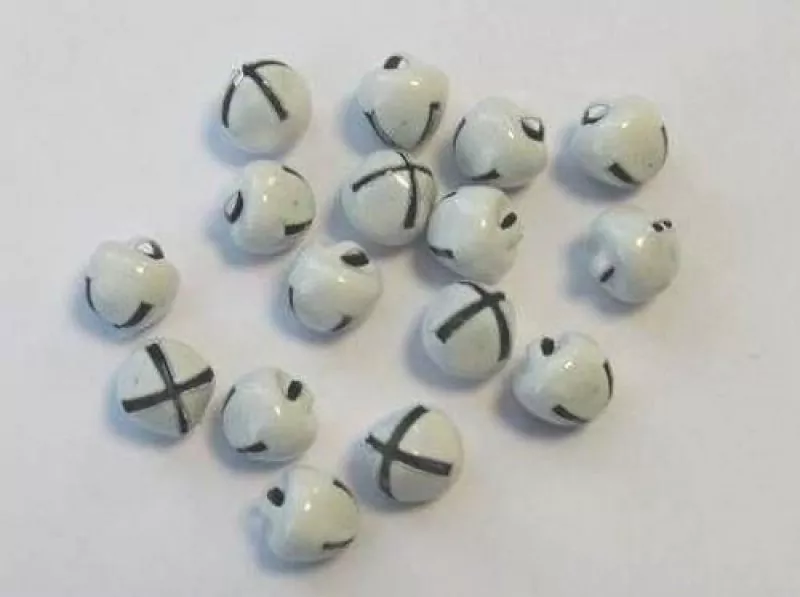 Christmas Bells 8mm White CraftEmotions