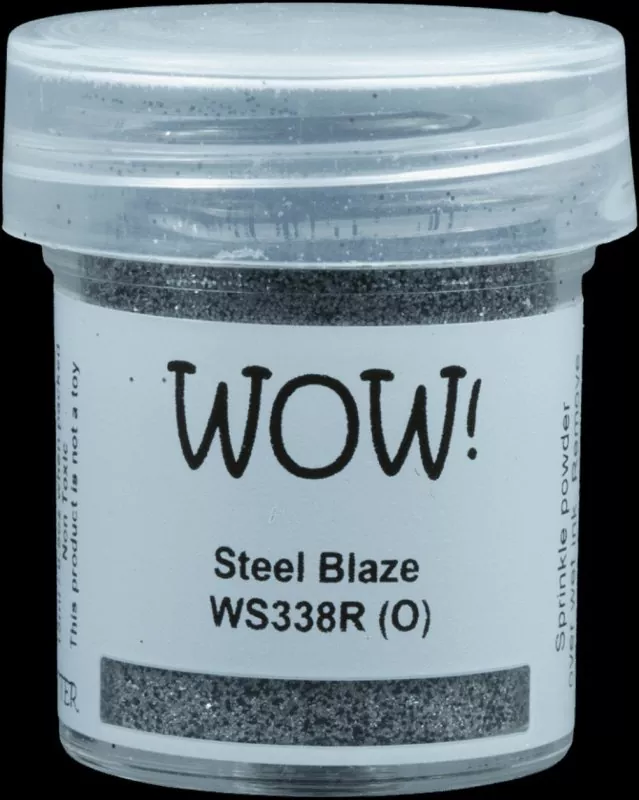 wow Steel Blaze embossing powder